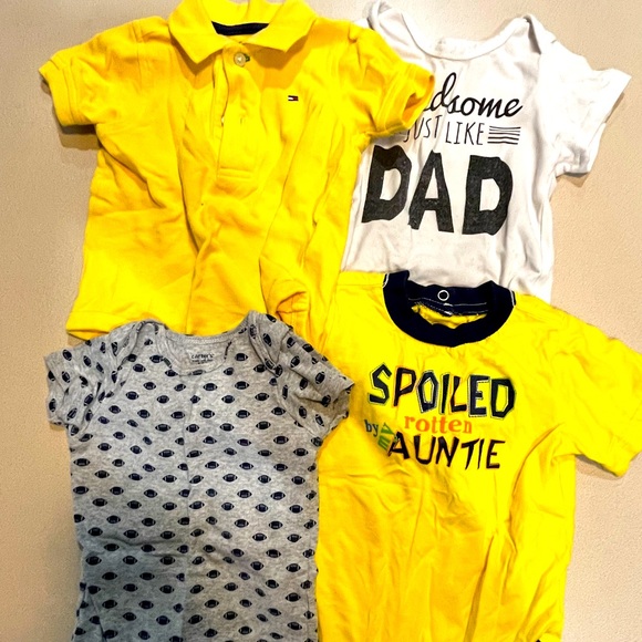 12 months boys onesie bundle (12 pieces) EUC - Picture 2 of 4